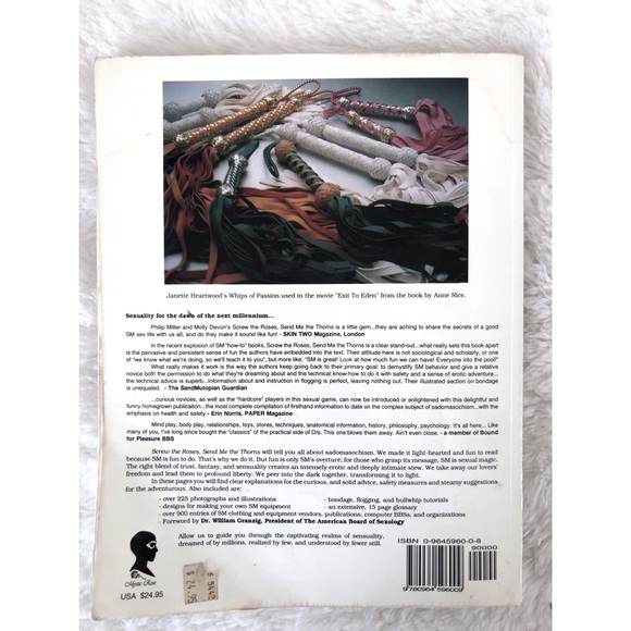 Genuine Leather BDSM Fetish Flogger XL 26”+ Book - Picture 7 of 7